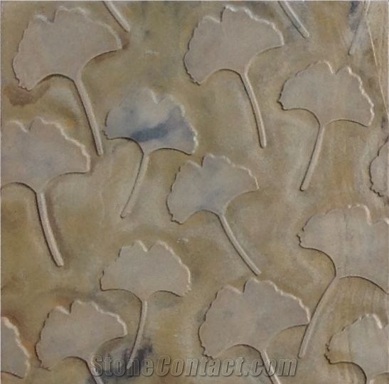 Slate Decors, Indian Autumn Slate Relief & Etching