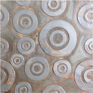 Slate Decors, Indian Autumn Slate Relief & Etching