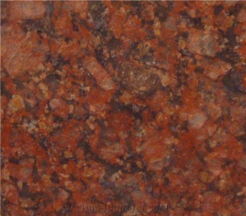 Gem Red Granite Bench, Garden Bench