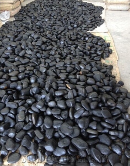 China Black Pebble,River Stone,Pebble Stones