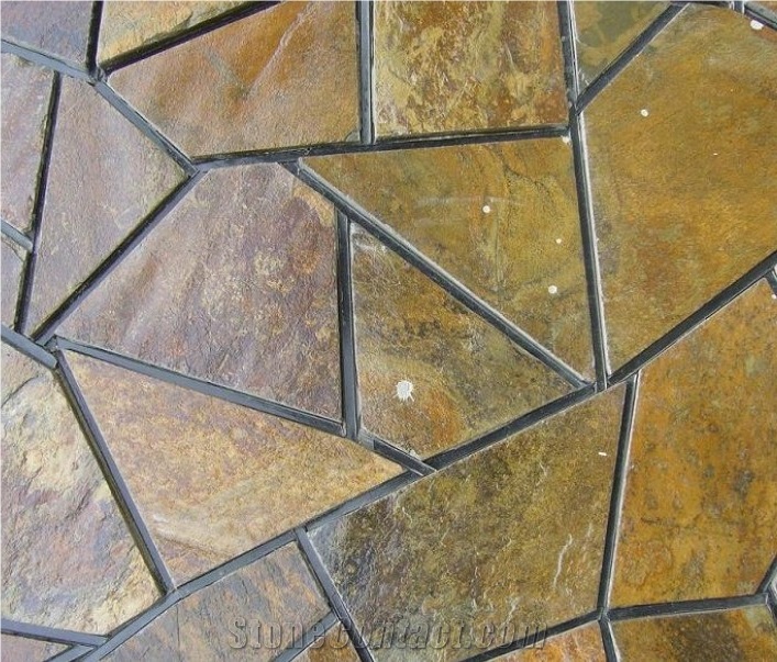 China Black Slate Flagstone Walkway