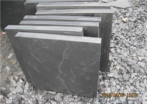 China Black Slate Slabs & Tiles