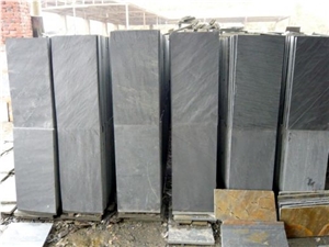 China Black Slate Slabs & Tiles