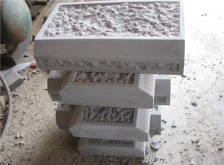 China Grey Sandstone Kerbstone for Road and Courtyard Floor