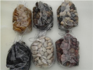 China Multicolor Marble Natural Stone Pebble Stone Pattern
