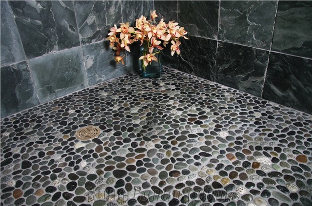 China Multicolor Marble Natural Stone Pebble Stone Pattern