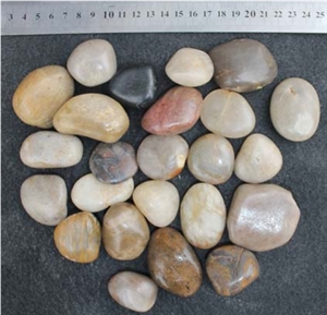 China Multicolor Marble Pebbles