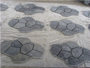 China Multicolor Slate Flagstone Walkway
