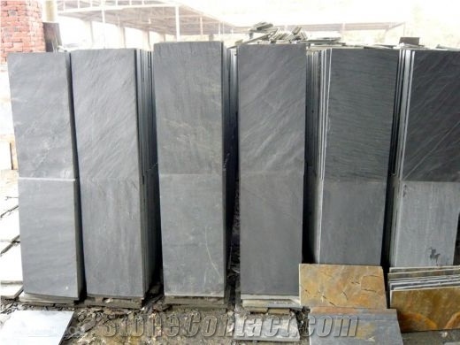 China Multicolor Slate Flagstone Wall Covering Slabs & Tiles