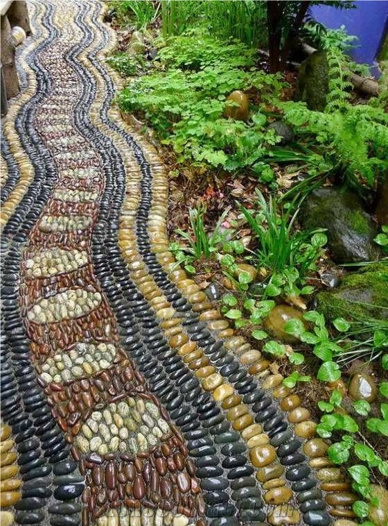 China Natural Pebble,River Pebbles,Pebble Walkway