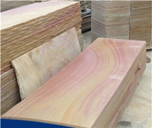 China New Rainbow Sandstone Tiles & Slabs ,  Sandstone Walling , Sandstone Covering , Sandstone Pavers