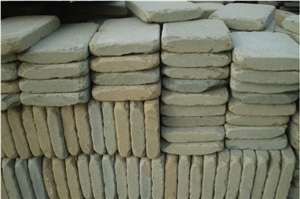 China Purple Hard Sandstone Cube Stone & Cobble Stone
