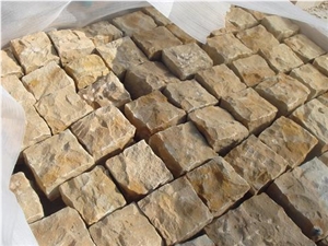 China Red Sandstone Cube Stone, Walkway Pavers