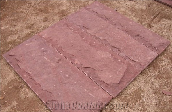 China Red Sandstone Mushroom Ston
