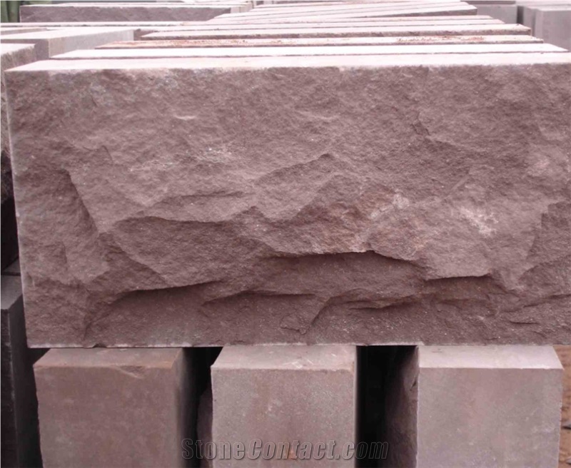 China Red Sandstone Mushroom Stone