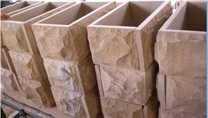 China Red Sandstone Mushroom Stone