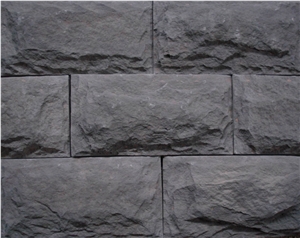 China Red Sandstone Mushroom Stone Pattern