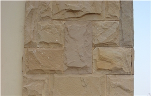 China Red Sandstone Mushroomed Stone Pattern