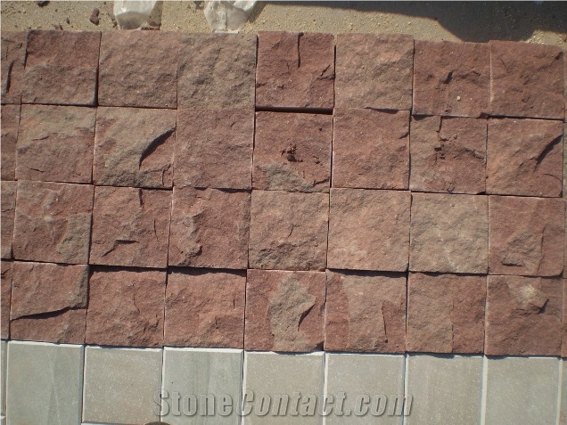 China Red Sandstone Tiles & Slabs