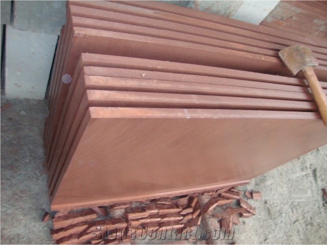 China Red Sandstone Tiles & Slabs