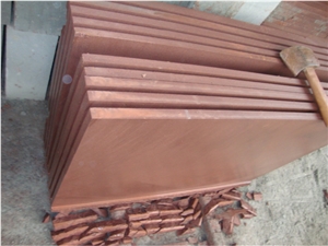 China Red Sandstone Tiles & Slabs