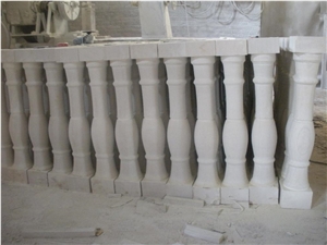 China White Sandstone Fountain