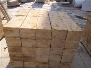 China Yellow Sandstone Kerbstone