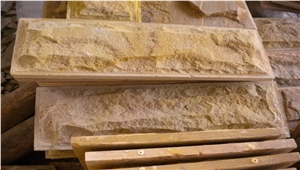 China Yellow Sandstone Mushroom Stone,New Stone