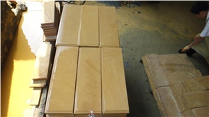 China Yellow Sandstone, Sandstone Paver, Sandstone Paving Stone,Sandstone Cube Stone