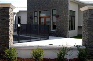 China Yellow Slate Flagstone Walling