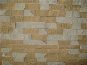 Double Color Sandstone Pavers,China Yellow Sandstone Floor Covering