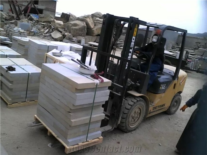 Double Colour China Sandstone Cube Stone & Paver ,Sandstone Wall