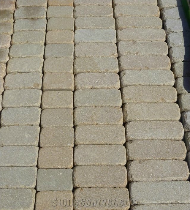 Double Colour China Sandstone Cube Stone & Paver ,Sandstone Walling