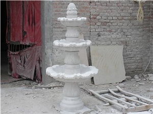 Hot Sale China White Sandstone Fountain
