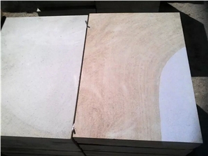 New Double colour sandstone ,Sandstone Cobbles