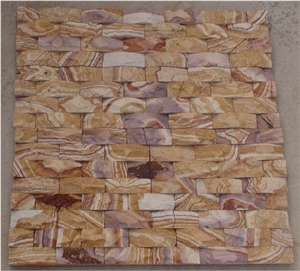 Rainbow Sandstone,Sandstone Cladding,Indoor Sandstone，Outdoor Sandstone,Culture Sandstone