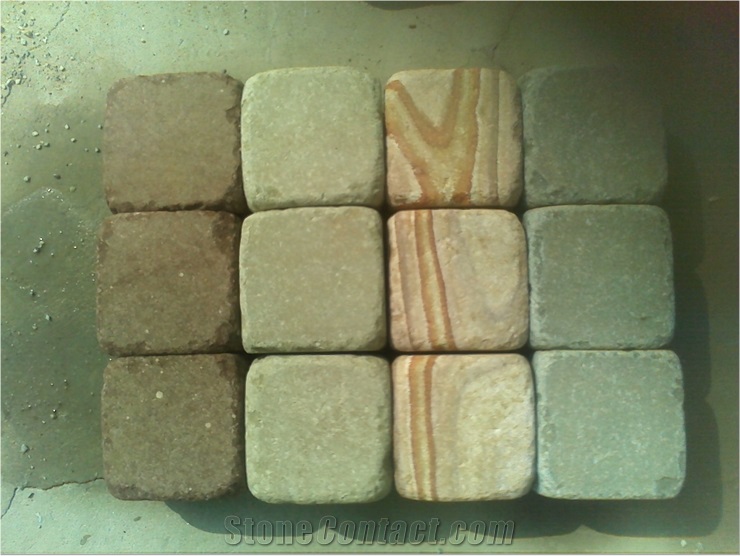 Rainbow Sandstone,Sandstone Landscaping,Sandstone Pattern,Sandstone Cobbles