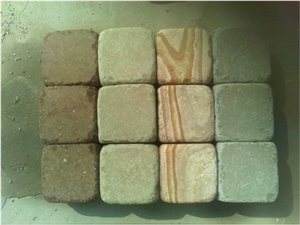 Rainbow Sandstone,Sandstone Landscaping,Sandstone Pattern,Sandstone Cobbles