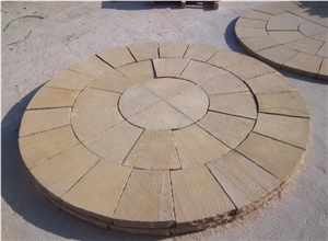 Yellow Sandstone Patio Tiles ,Sandstone Pattern