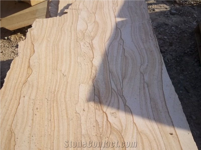 Yellow Wooden Sandstone,Sandstone Mosaic,Sandstone Embossments