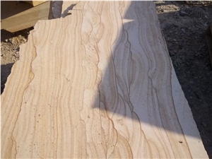 Yellow Wooden Sandstone,Sandstone Mosaic,Sandstone Embossments