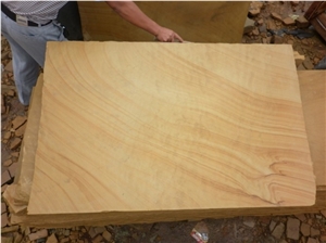Yellow Wooden Vein Sandstone,Sandstone Covering,Sandstone Pavers, Sandstone Landscaping
