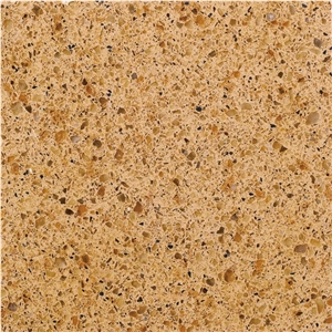 Quartz Stone in Gold Ephedra Color Quartz Stone in Gold Ephedra Color