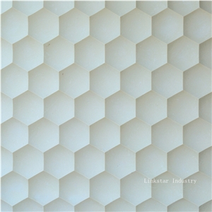 China Beige Quartzite 3d Decorative Feature Veneer Stone Wall Tile