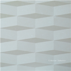 China Beige Quartzite 3d Interior Feature Modern Stone Wall Panels