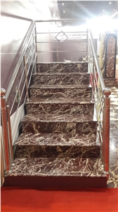 Cherry Gold Marble Staircase Cherry Gold Marble Staircase