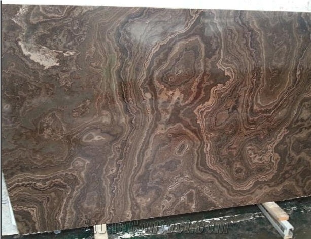 Magic Brown, Eramosa Limestone Cross Cut Polished Slabs