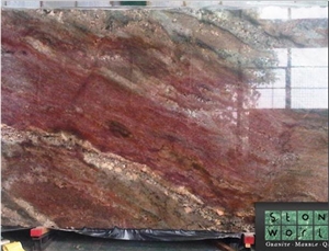 Ocean Bordeaux Granite 3cm Slabs