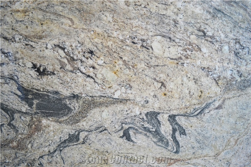 Piracema Granite 3cm Slabs, Brazil White Granite