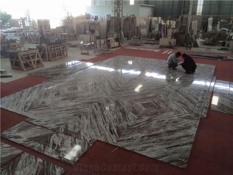 Ocean Pink Marble India Tiles & Slabs, Brown Marble Torranto